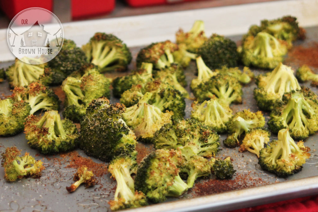 Easy Roasted Broccoli cooked